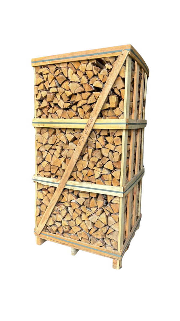 Hele pallet ovengedroogd eiken haardhout