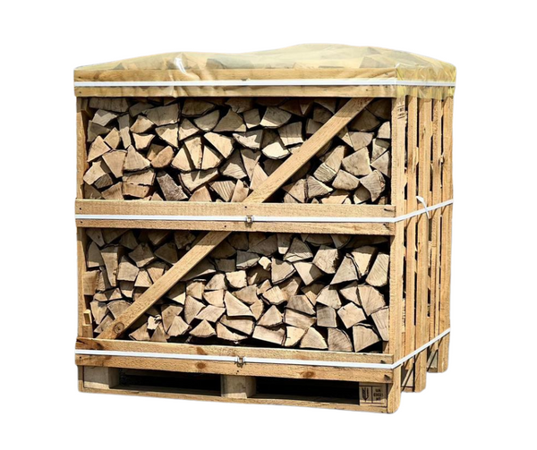 Halve pallet ovengedroogd elzen haardhout